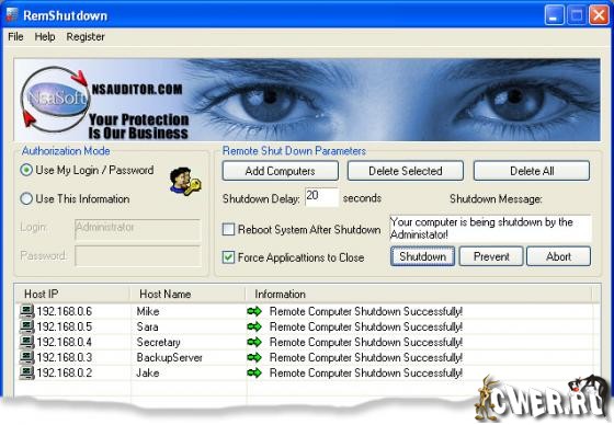 Nsasoft RemShutdown 2.5.0.0