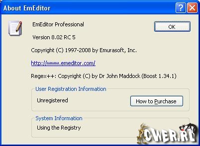EmEditor 8.02 RC5