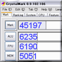 CrystalMark 2004R2 0.9.123.331
