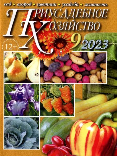 Приусадебное хозяйство №9 сентябрь 2023 + приложения Цветы в саду и дома Дачная кухня