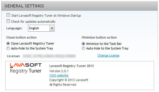 Lavasoft Registry Tuner 2013