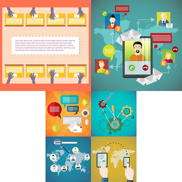 Social communication vector (Cwer.ws)