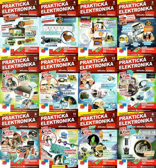 A Radio. Prakticka Elektronika №1-12 Styczen-Grudzien 2025 Архив 2025 Подшивка 2025