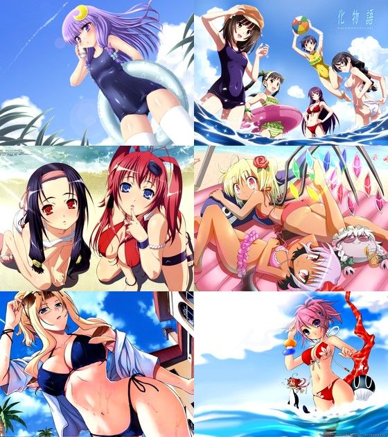 Anime Girls Swimsuits Vol.2