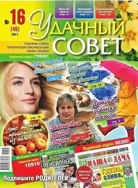 Удачный совет 16 (45) 2011