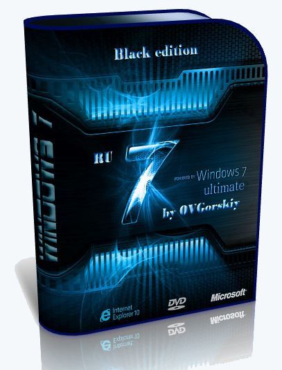 Windows 7 Ultimate SP1 Black by OVGorskiy® 08.2013