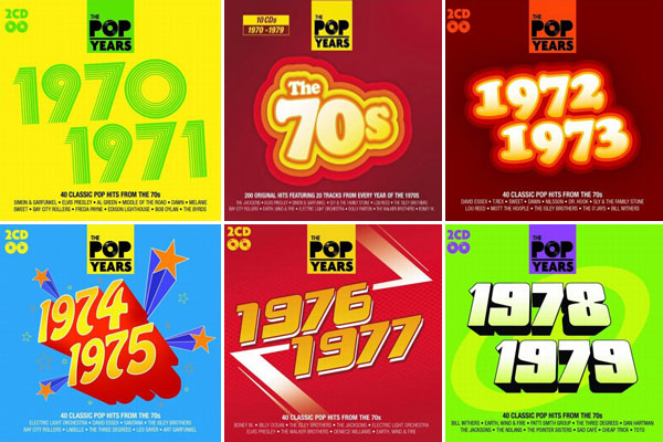 скачать The Pop Years 1970-1979: 10 CD (2010)