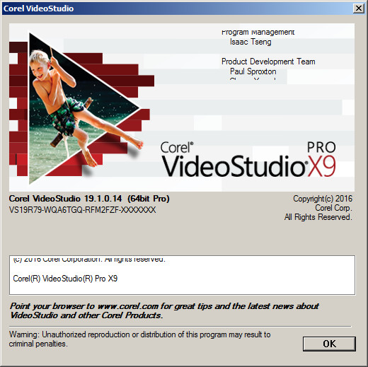 Corel VideoStudio Pro X9 19.1.0.14 SP1 + Content + Rus