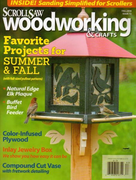 ScrollSaw Woodworking & Crafts №72 (Fall 2018)