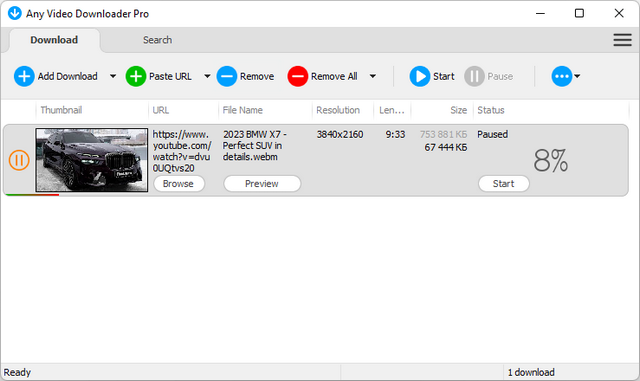 Any Video Downloader Pro 8