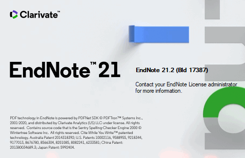 EndNote 21.2 Build 17387