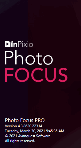 InPixio Photo Focus Pro 4.3.8620.22314