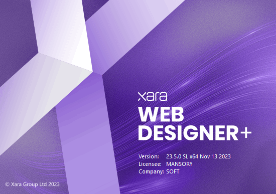 Xara Web Designer+ 23.5.0.68069