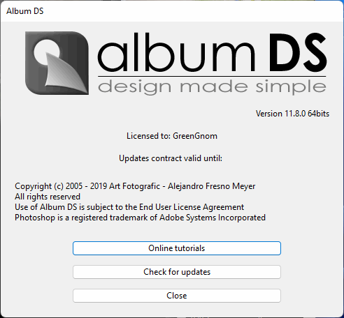 Album DS 11.8.0