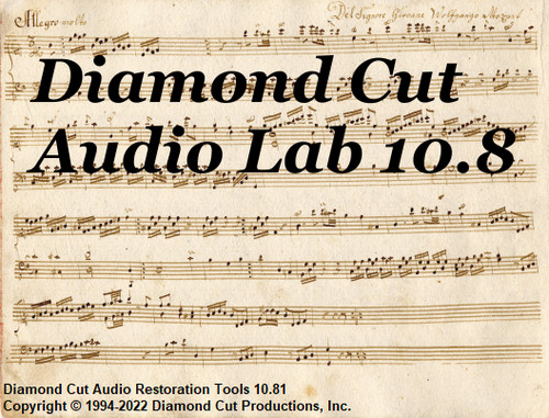 Diamond Cut Audio Restoration Tools 10.81