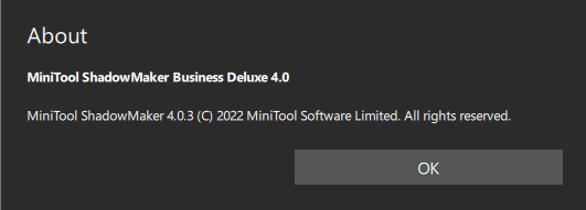 Portable MiniTool ShadowMaker 4.0.3 Business Deluxe