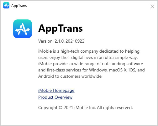 AppTrans Pro 2.1.0.20210922