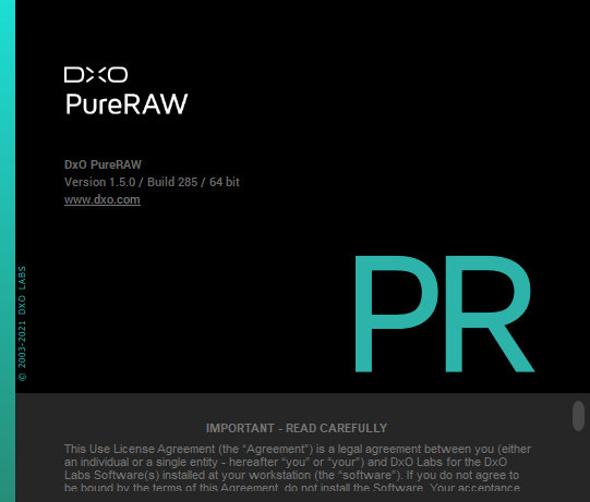 DxO PureRAW 1.5.0 Build 285