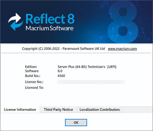 Macrium Reflect 8.0.6560 Workstation / Server Plus + Portable