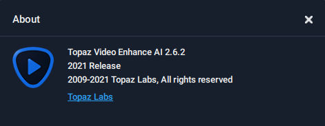 Portable Topaz Video Enhance AI 2.6.2