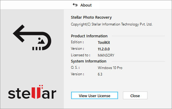 Stellar Photo Recovery Toolkit / Technicien 11.2.0.0