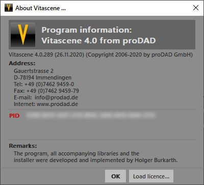 proDAD VitaScene 4.0.290