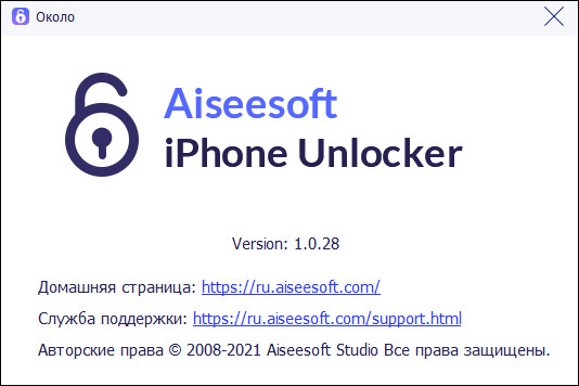 Aiseesoft iPhone Unlocker 1.0.28