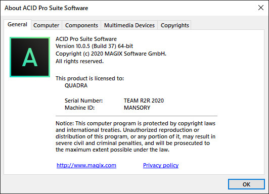 MAGIX ACID Pro 10.0.5.37