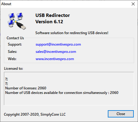 USB Redirector 6.12.0.3230 / Technician Edition 2.0.1.3260