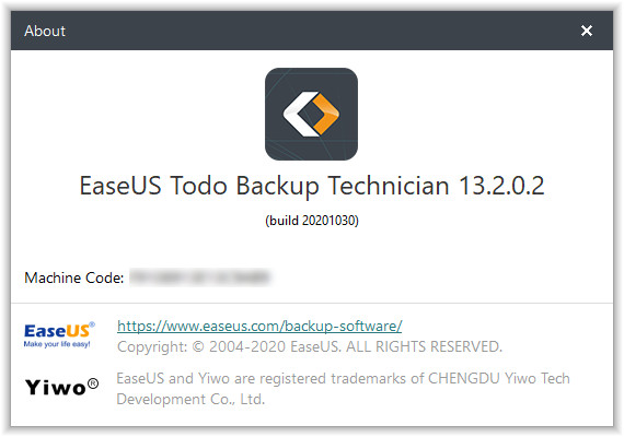 EaseUS Todo Backup 13.2.0.2 Build 20201030
