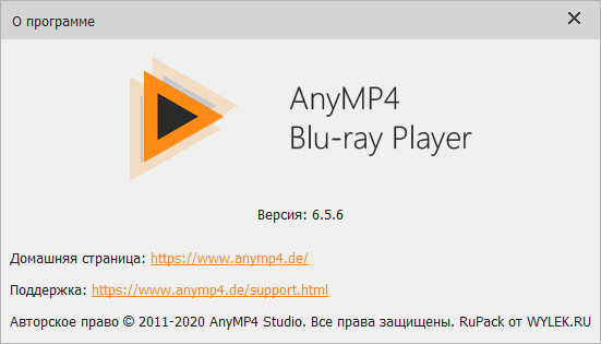 AnyMP4 Blu-ray Player 6.5.6 + Rus