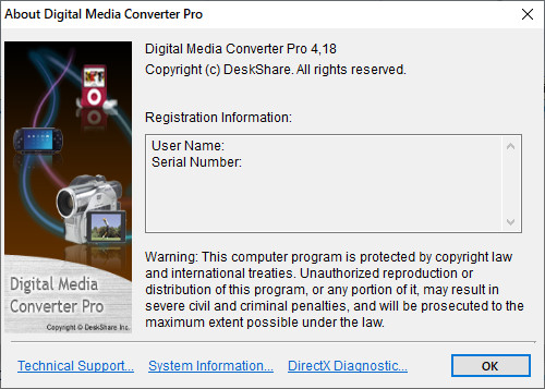 DeskShare Digital Media Converter Pro 4.18