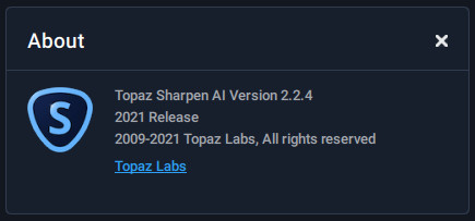 Topaz Sharpen AI 2.2.4 + Portable