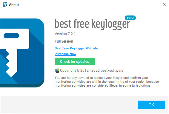 Best Free Keylogger Pro 7.2.1