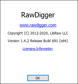 RawDigger 1.4.2.691