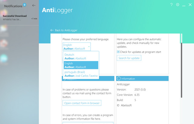Abelssoft AntiLogger 2021 v5.0.5