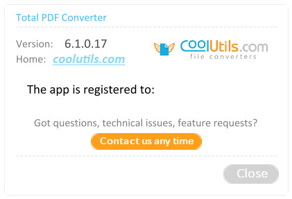 Coolutils Total PDF Converter 6.1.0.17