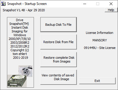 Drive SnapShot 1.48.0.18784 + Portable