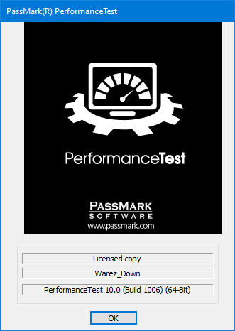 PassMark PerformanceTest 10.0 Build 1006