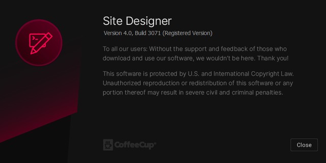 CoffeeCup Responsive Site Designer 4.0 Build 3071