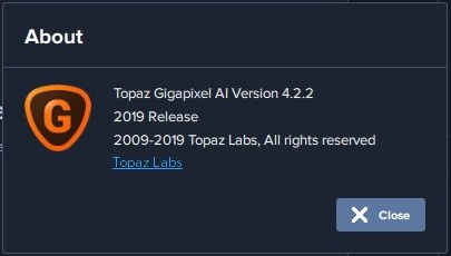 Topaz Gigapixel A.I. 4.2.2