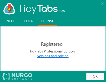 TidyTabs Pro 1.10.0