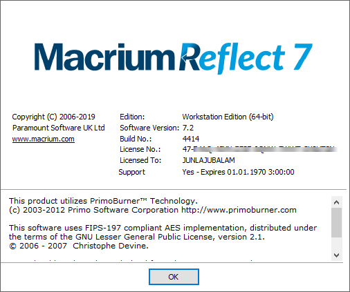 Macrium Reflect 7.2.4414 Workstation