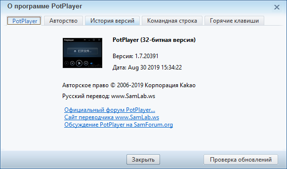 Daum PotPlayer 1.7.20391 Portable