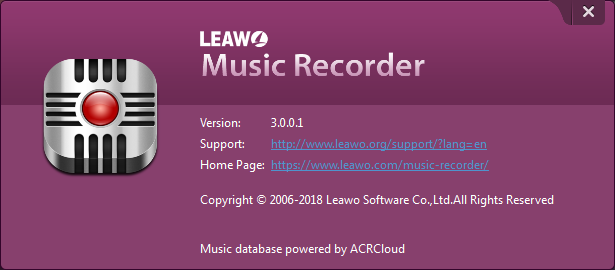 Leawo Music Recorder 3.0.0.1