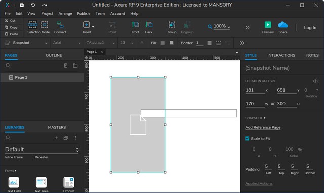 Axure RP Pro / Team / Enterprise 9.0.0.3646