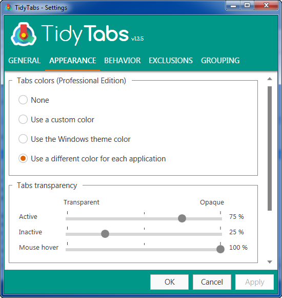 TidyTabs Pro 1.3.5 + Portable