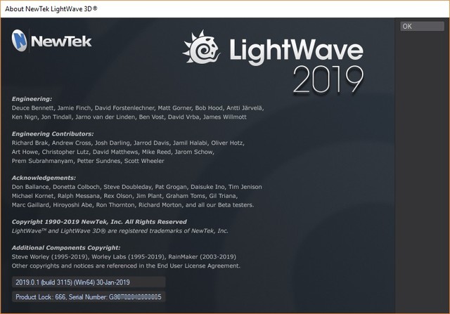 NewTek LightWave 3D 2019.0.1 Build 3115