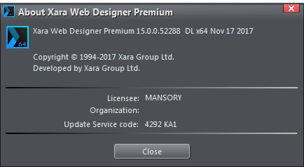 Xara Web Designer Premium 15.0.0.52288