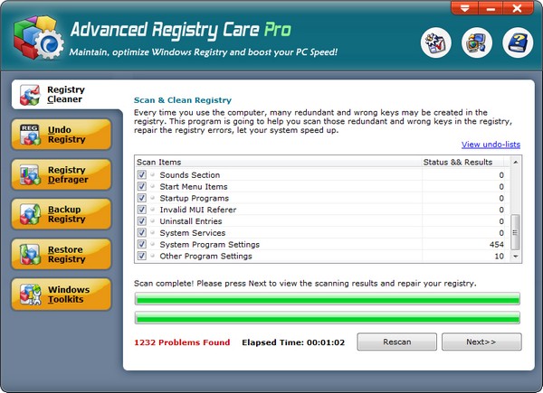Advanced Registry Care Pro 2.1
